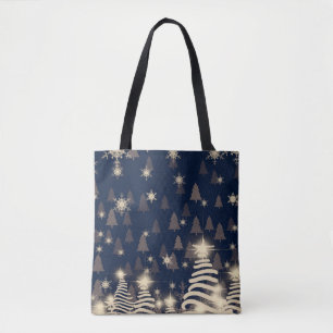 Abstract snowflakes. 2d illustration. Holy Christm Tote Bag