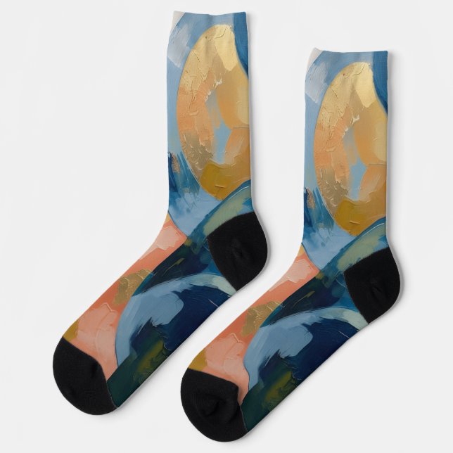 Abstract Socks (Left)
