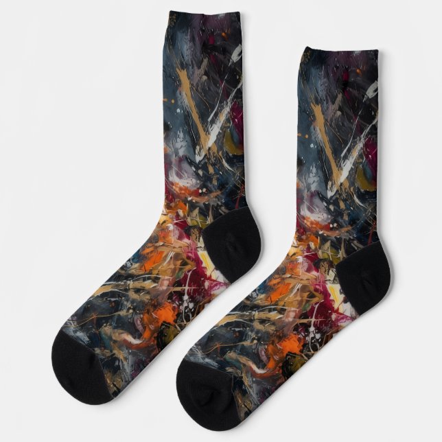 Abstract  socks (Left)