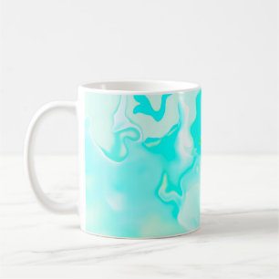Abstract soft cloud background in pastel colourful coffee mug