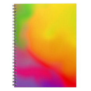 Abstract soft cloud background in pastel colourful notebook