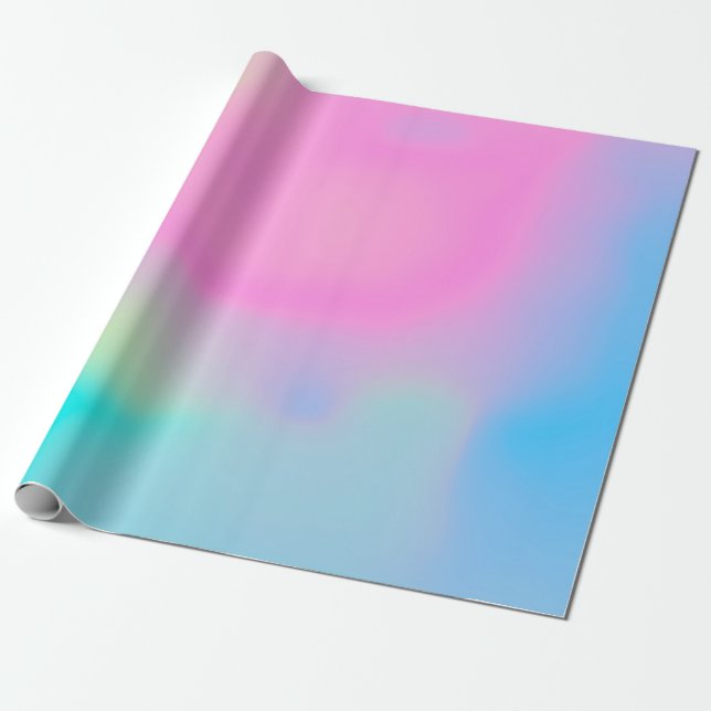 Abstract soft cloud background in pastel colourful wrapping paper (Unrolled)