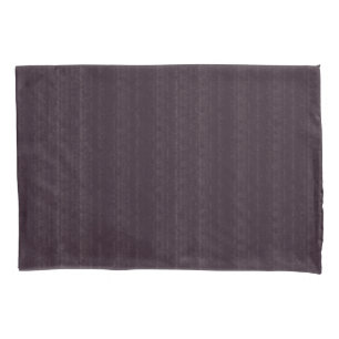 Abstract Soft Hues Deep Plum Subtle Stripe Pillowcase