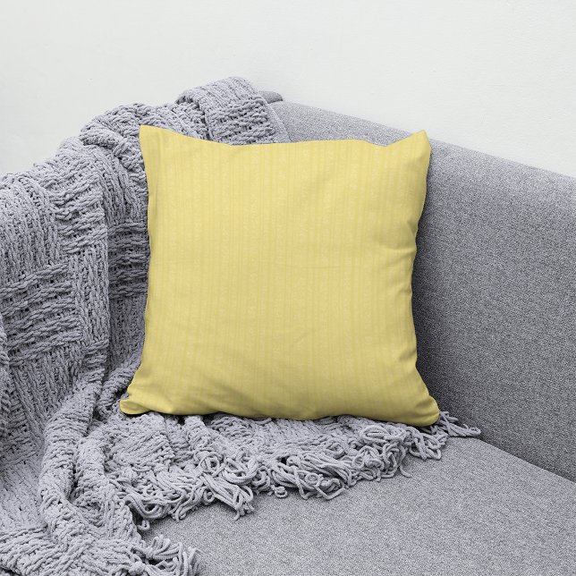 Abstract Soft Hues Yellow Throw Pillow (Creator Uploaded)