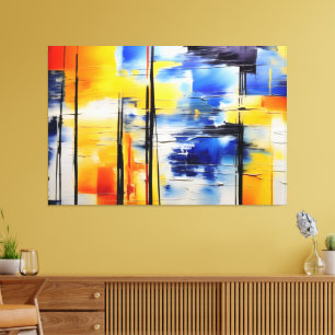 Abstract Softness Canvas Print