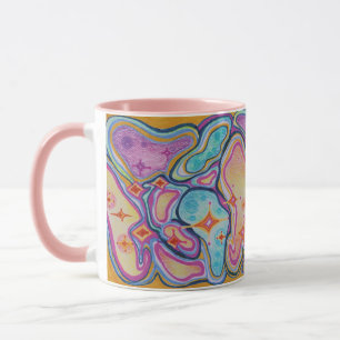 Abstract  space mug