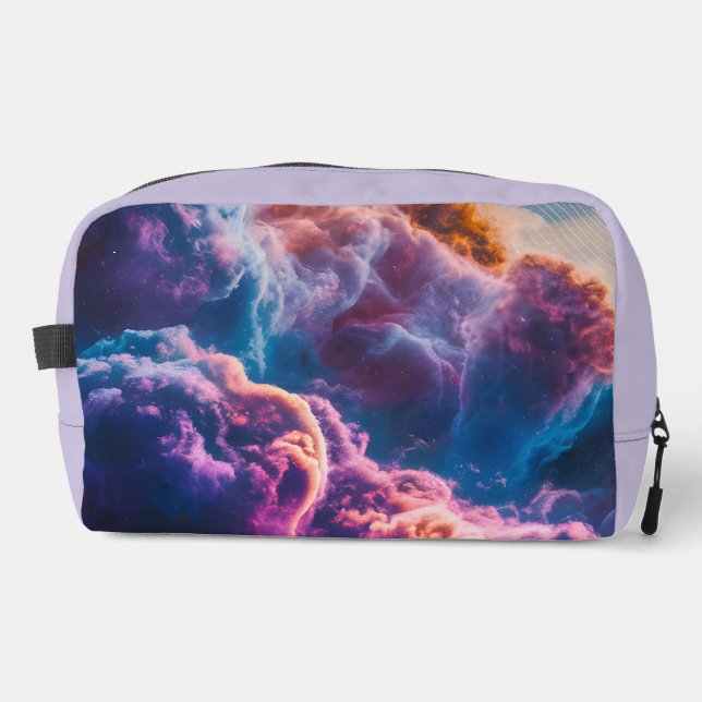 Abstract Space Nebula Art - Colorful Cosmic Dopp Kit (Front)