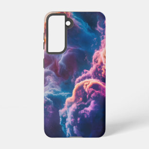 Abstract Space Nebula Art - Colorful Cosmic Samsung Galaxy Case