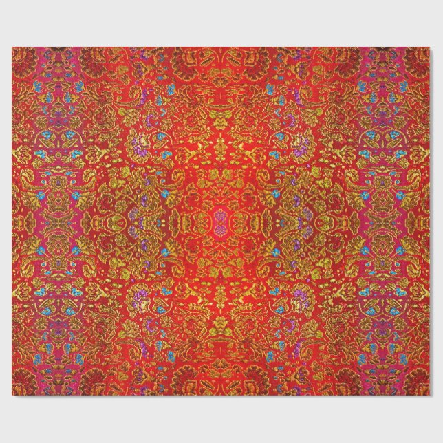 Abstract sparkle beautiful samples wrapping paper (Flat)