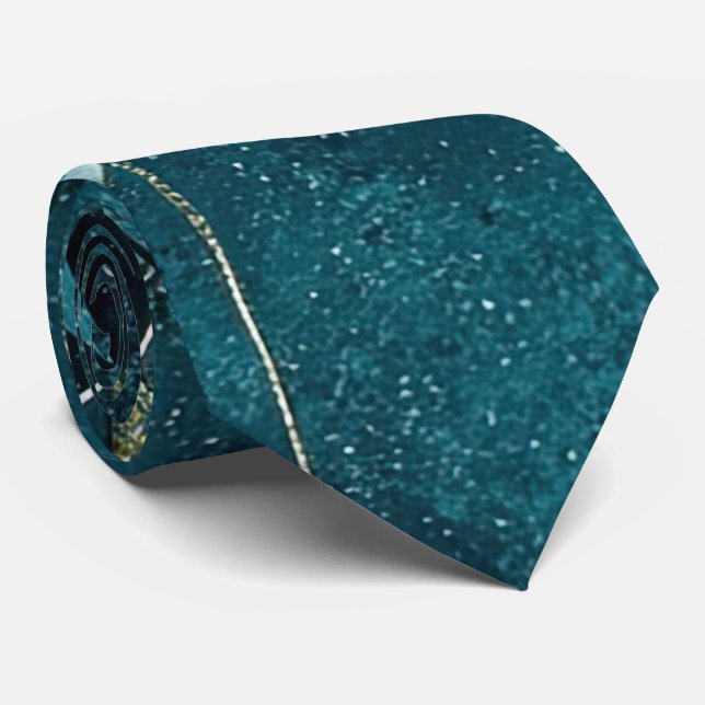 Abstract Sparkle Mens Neck Tie (Rolled)