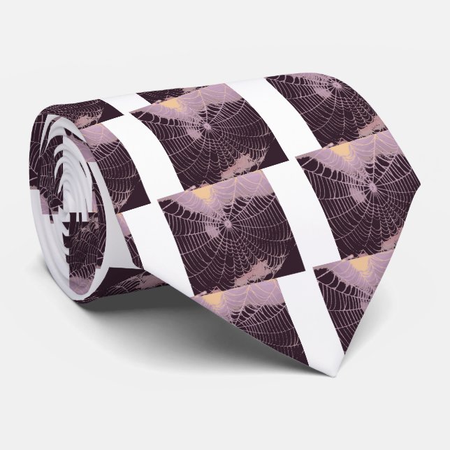 Abstract Spider  Web Tie (Rolled)