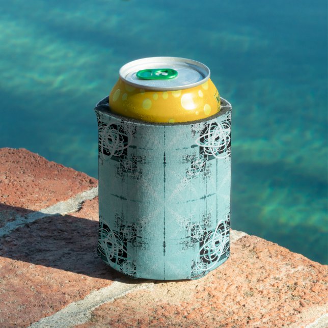 Abstract Spiral Delight Can Cooler (In Situ Pool)