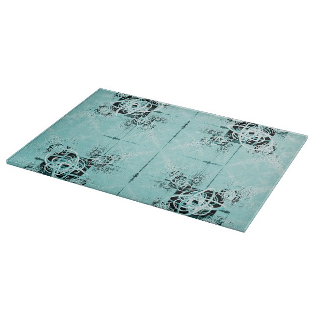 Abstract Spiral Delight Cutting Board (Corner)