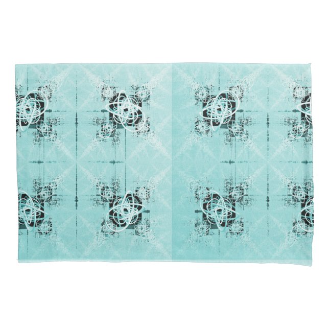 Abstract Spiral Delight Pillowcase (Front)