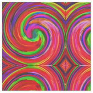 Abstract Spiral Swirl Pattern #105 Fabric