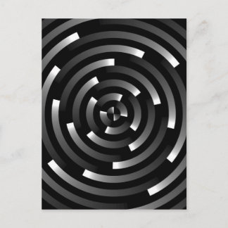 Abstract Spirals A Postcard