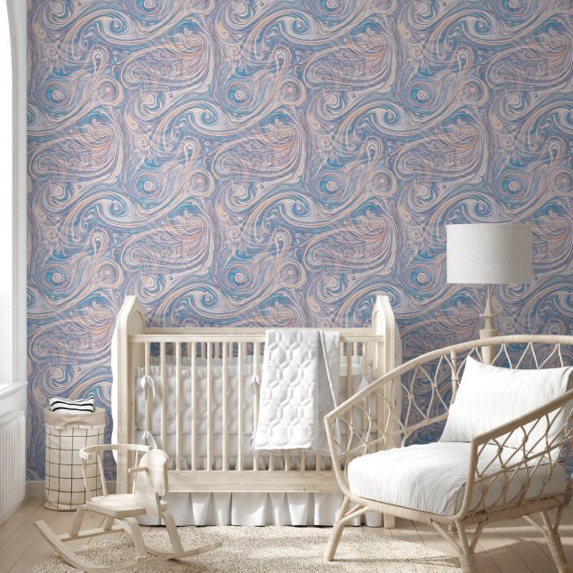 Abstract Spirals of Energy - seamless pattern 10 Wallpaper (Kids)