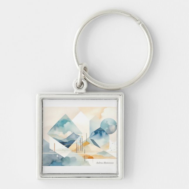 Abstract Spirit Keychain (Front)