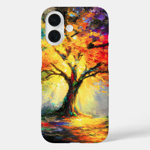 Abstract Spiritual Nature Tree of Life iPhone 16 Case