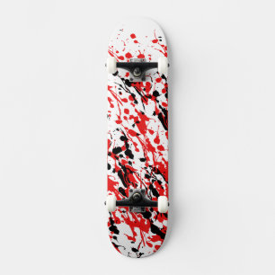 Abstract Splash and Drip Skateboard