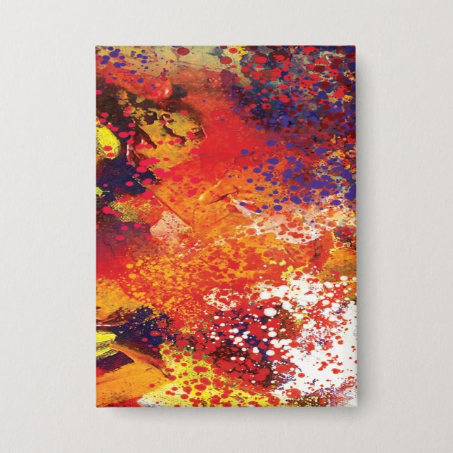 Abstract Splash Painting (Front)