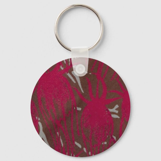 Abstract Splash Vintage Key Chain (Front)