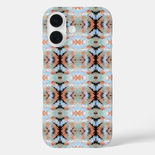 Abstract Split Ends Pattern And Soft Pastels iPhone 16 Case