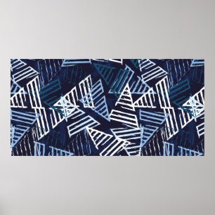 Abstract sport seamless pattern. Creative sport vi Poster