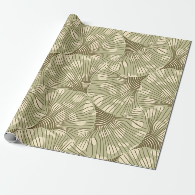 Abstract spotty plants seamless pattern. pattern,l wrapping paper (Unrolled)