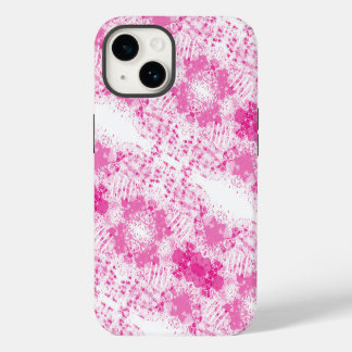 Abstract Spray of Pink Paint iPhone 14 Case