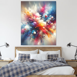 Abstract Spray Paint  Canvas Print