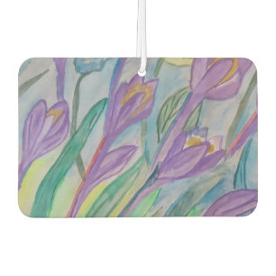 Abstract Spring Crocus Air Freshener