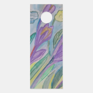 Abstract Spring Crocus Door Hanger