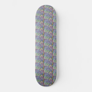 Abstract Spring Crocus Skateboard