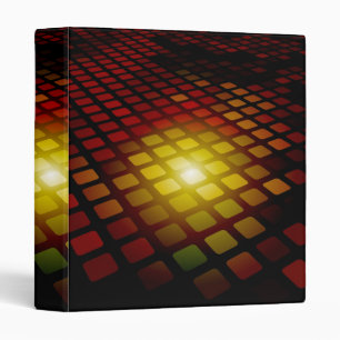 Abstract Square Pattern Binder