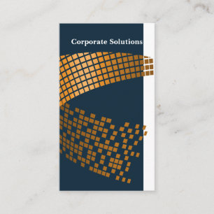 Abstract Square Pattern   Corporate Business Card