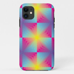 Abstract square vector mosaic iPhone 11 case