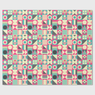 Abstract Squares 110419 Wrapping Paper