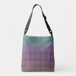 Abstract Squares 2 Crossbody Bag