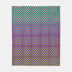 Abstract Squares 2 Fleece Blanket
