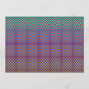 Abstract Squares 2 Invitation