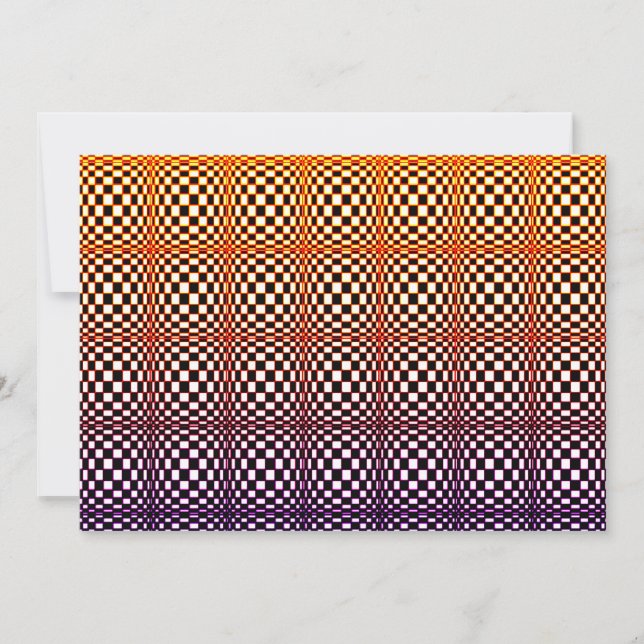 Abstract Squares 3 Invitation (Front)