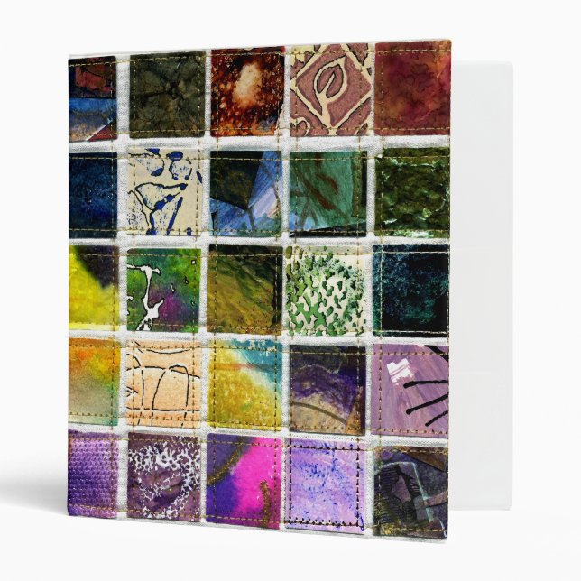Abstract squares binder (Front/Inside)