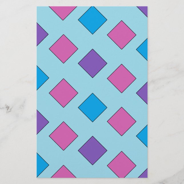 Abstract Squares Craft Paper (Front)