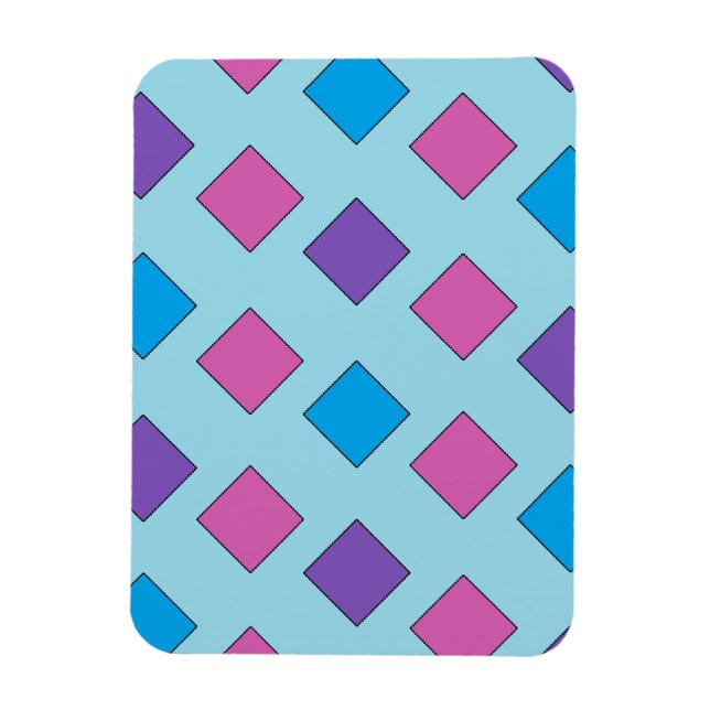 Abstract Squares Magnet (Vertical)