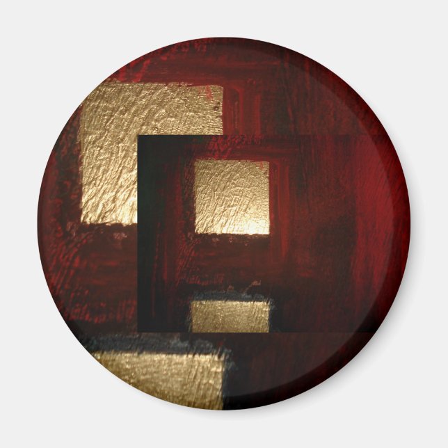 Abstract Squares Magnet (Front)
