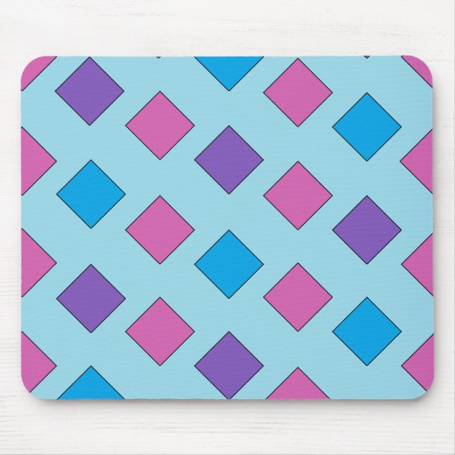 Abstract Squares Mousepad (Front)