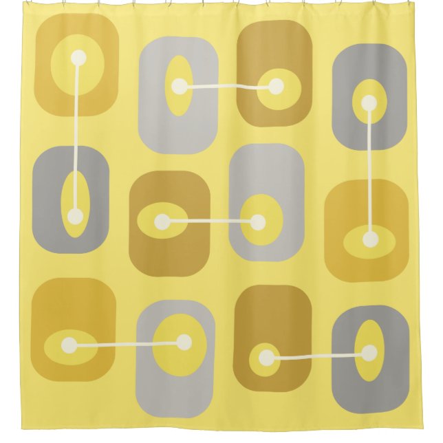 Abstract Squishy Cubes Yellow Grey (Front)