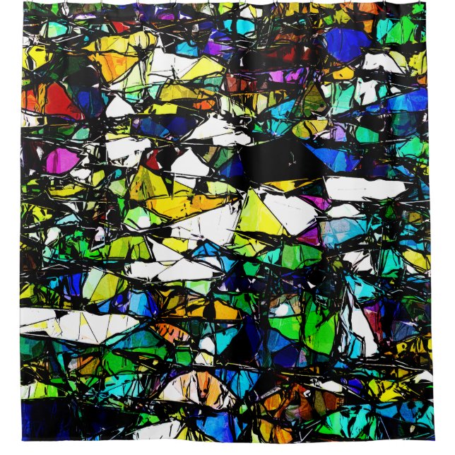 Abstract Stained Glass (Front)