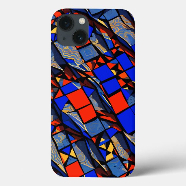 Abstract Stained Glass Style  Case-Mate iPhone Case (Back)
